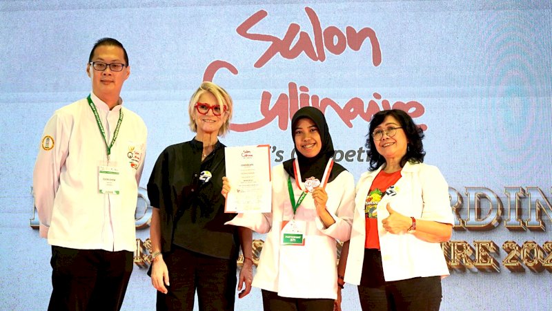 Selamat, Mahasiswa Poltekpar Berhasil Raih 2 Medali Perunggu di Ajang Kompetisi Chef di Jakarta