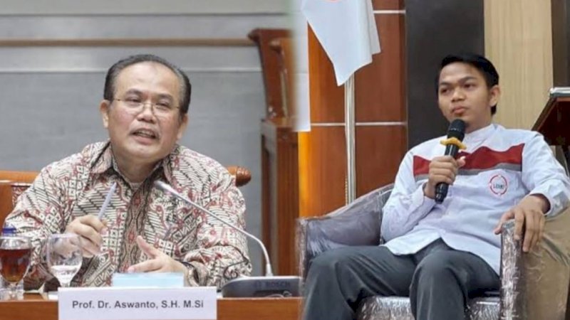 Ketua Umum PP Lidmi, Asrullah (kanan), mendukung penuh Aswanto menjadi (Pj) Gubernur Sulawesi Selatan (Sulsel).