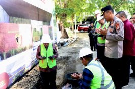 Amran Mahmud Letakkan Batu Pertama, Pembangunan Gedung Satreskrim Polres Wajo Dimulai