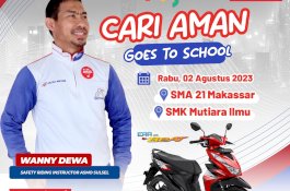 BPTD Kelas II Sulsel Gandeng Asmo Sulsel Roadshow ke Sekolah. Kali ini Giliran SMA 21 Makassar
