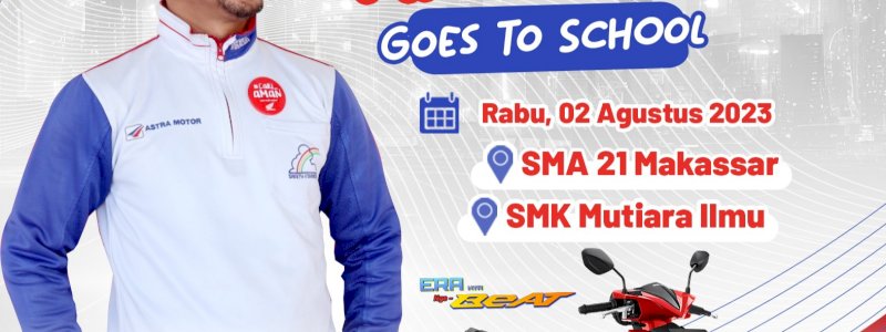 BPTD Kelas II Sulsel Gandeng Asmo Sulsel Roadshow ke Sekolah. Kali ini Giliran SMA 21 Makassar