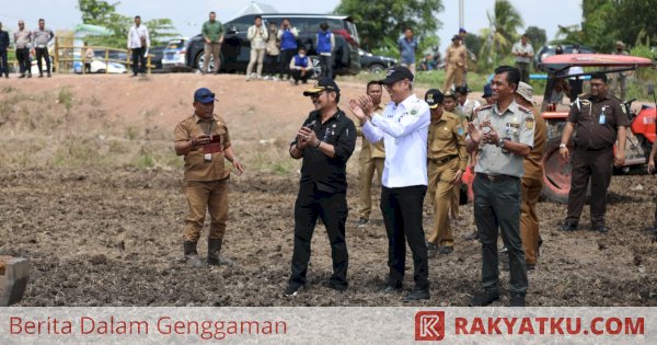 Tinjau Gerakan Tanam Padi El Nino di Sumsel, Mentan SYL Pastikan Kondisi Beras Nasional Aman