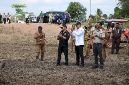 Tinjau Gerakan Tanam Padi El Nino di Sumsel, Mentan SYL Pastikan Kondisi Beras Nasional Aman