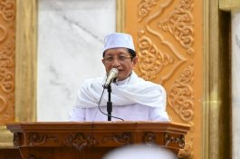 Ribuan Warga Wajo Padati Masjid Agung Ummul Quraa Sengkang Ikuti Gerakan Sulsel Mengaji