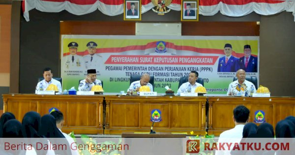 Bupati Jeneponto Serahkan SK PPPK Kepada 264 Orang Tenaga Guru