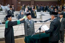 Wali Kota Parepare Lantik M. Husni Syam sebagai Penjabat Sekda
