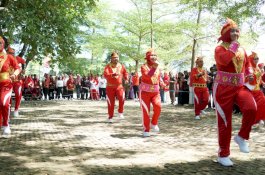 Lomba Senam Jantung Sehat Meriahkan HUT RI di Gowa