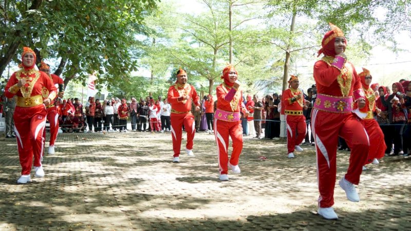 Lomba Senam Jantung Sehat Meriahkan HUT RI di Gowa