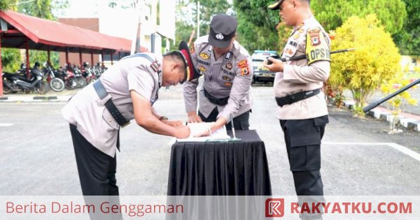 Mutasi Polres Wajo, Kasat hingga Kapolsek Berganti