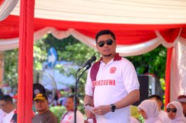 73 Tim Ramaikan Gerak Jalan Antar SKPD dan Organisasi di Gowa