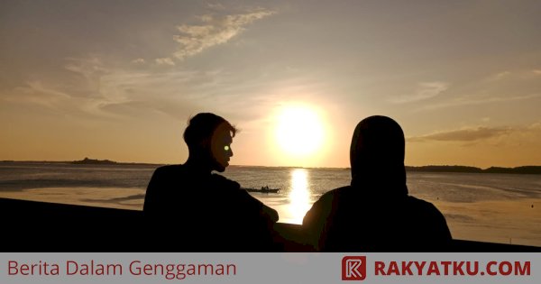 Indahnya Pesona Sunset dari Anjungan Cempae di Kota Parepare