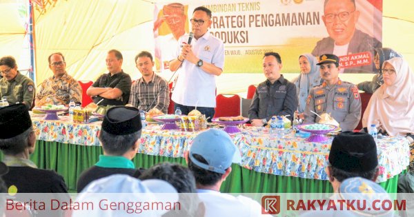 Andi Akmal Pasaluddin Gelar Bimtek Strategi Pengamanan Produksi Bagi Kelompok Tani