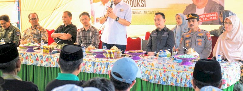 Andi Akmal Pasaluddin Gelar Bimtek Strategi Pengamanan Produksi Bagi Kelompok Tani