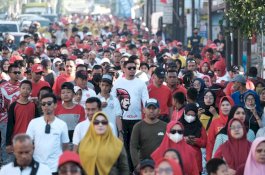 Gowa Sambut HUT Ke-78 RI dengan Jalan Santai