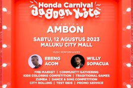 Berkolaborasi dengan Prolog Fest, Honda Carnival Jagoan Kota akan Berlangsung di empat daerah, Salah Satunya Ambon