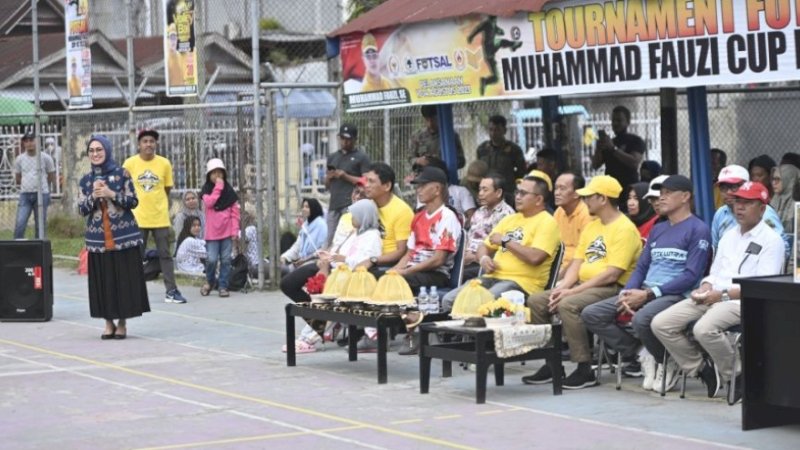 74 Tim Berlaga di Turnamen Futsal, Bupati Luwu Utara Harap Lahir Bibit Unggul