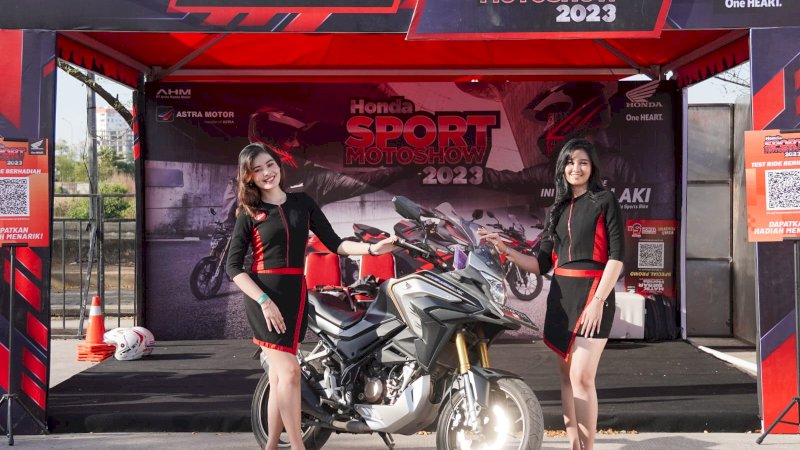 Asmo Sulsel Tampilkan Deretan Honda Sport Motoshow di Berisik Timur Parking Lot Phipo Mal 