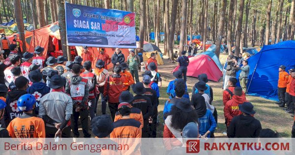 HUT RI, Tim SAR Gabungan Siaga di Gunung Bawakaraeng