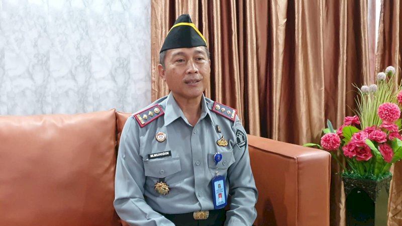 Kepala Rutan Kelas I Makassar, Moch. Muhidin.