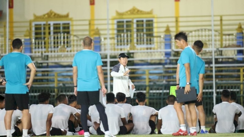 Timnas Indonesia U-23 Matangkan Taktik Jelang Laga Perdana Lawan Malaysia 