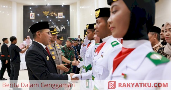 Danny Pomanto Kukuhkan Paskibraka Kota Makassar 2023