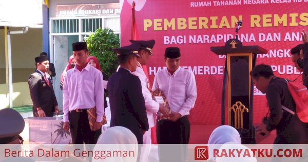 171 Warga Binaan Rutan Barru Dapat Remisi di HUT RI ke-78