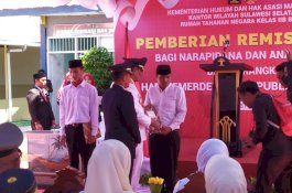 171 Warga Binaan Rutan Barru Dapat Remisi di HUT RI ke-78