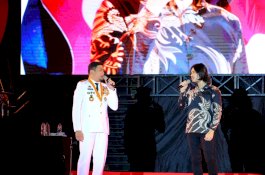 Virzha Hibur Malam Puncak HUT ke-78 RI di Gowa