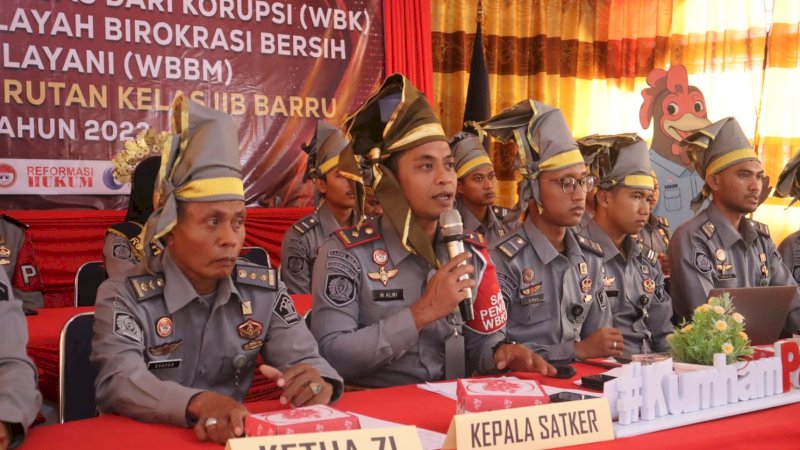 Rutan Barru Paparkan Inovasi Unggulan di Hadapan Tim Penilaian Mandiri