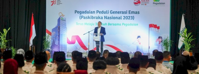 Pegadaian Beri Apresiasi Kepada Tim Paskibraka 2023