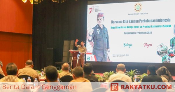 Mentan SYL Ajak Pelaku Perkebunan Akselerasi Program Peremajaan Hingga Hilirisasi Sawit di Kalsel