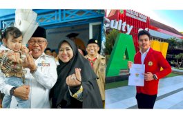 Istri dan Anak Taufan Pawe Raih Gelar Pendidikan Bersamaan, Erna Capai Doktor, Ilhamsyah Gapai Sarjana Hukum