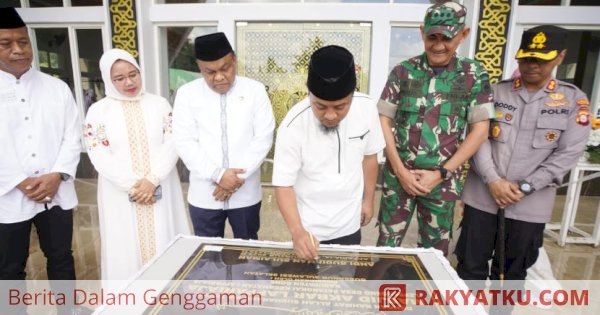 Gubernur Sulsel Resmikan Masjid Akbar Lappariaja, Tempat Ibadah dan Istirahat Nyaman Musafir