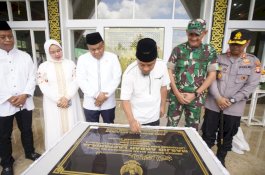 Gubernur Sulsel Resmikan Masjid Akbar Lappariaja, Tempat Ibadah dan Istirahat Nyaman Musafir