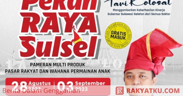 Yuk, Kunjungi Pekan Raya Sulsel di CPI! Bertabur Produk Andalan Sulsel