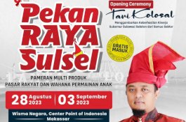 Yuk, Kunjungi Pekan Raya Sulsel di CPI! Bertabur Produk Andalan Sulsel