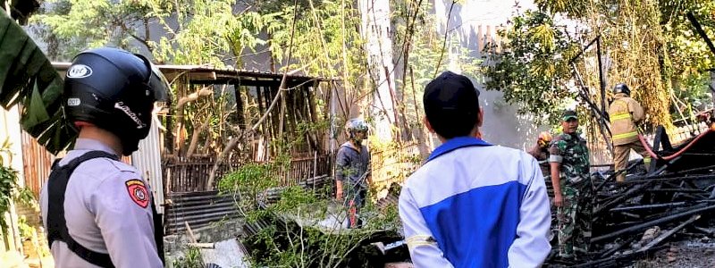 Rumah Ludes Terbakar di Wajo, Diduga Akibat Rokok ODGJ Dibuang Sembarangan
