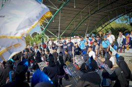 Taufan Pawe Lepas Peserta Jepang Sehat BKPRMI