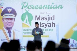 Andi Sudirman Resmikan Masjid Aisyah Rumah Jabatan Gubernur Sulsel