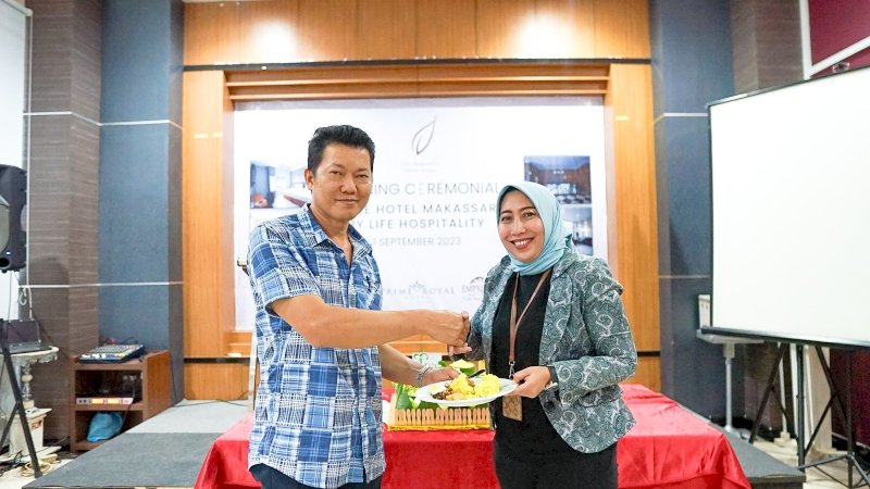 Regional Manager Fitri Kusumawardhany Prints ,saat memberikan sambutan, jumat (1/9)