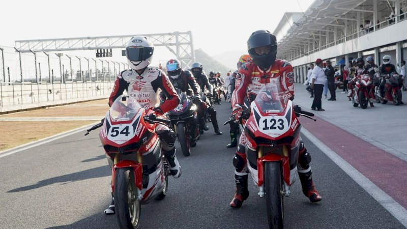 Rizal dan Risman Wakili Dua Komunitas CBR di Sulawesi Ikut CBR Track Day 2023