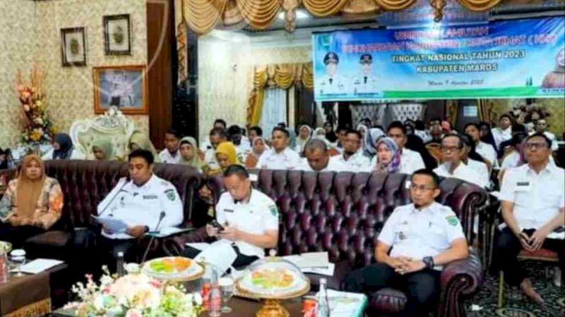 Bupati Maros Chaidir Syam Verifikasi Lanjutan Penghargaan Kabupaten Sehat