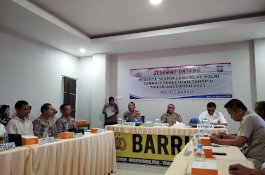 Peserta Sespim Lemdiklat Polri Lakukan Penelitian Persiapan Pemilu di Polres Barru