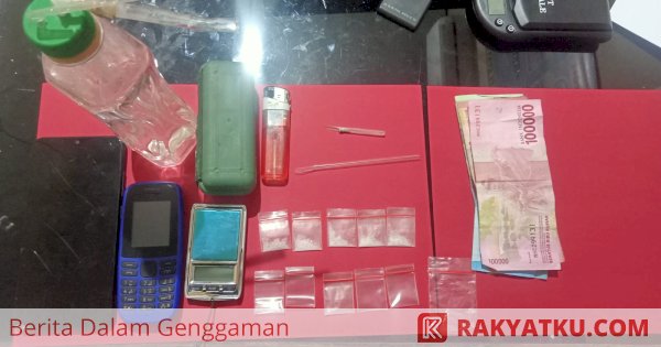 Reserse Narkoba Polres Bantaeng Ungkap Kejahatan Narkotika di Kecamatan Pa'jukukang