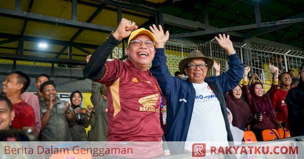 Saksikan Kemenangan PSM Bersama Aksa Mahmud, Taufan Pawe Harap Tren Positif Juku Eja Terus Berlanjut