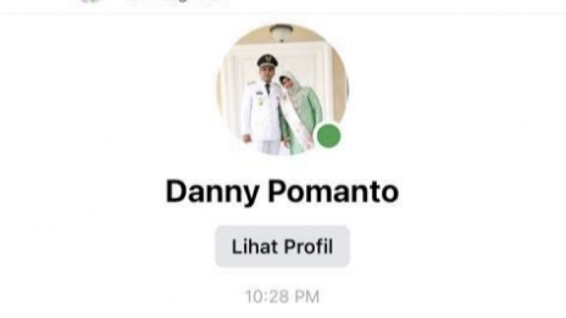 Akun yang mengatasnamakan Wali Kota Makassar Danny Pomanto 
