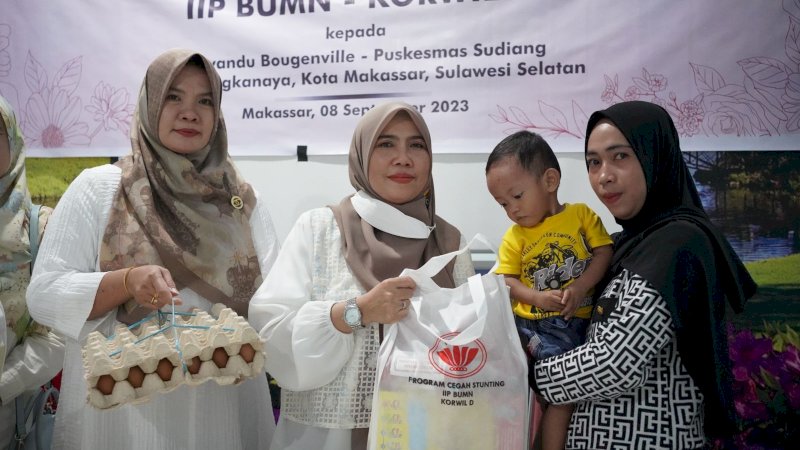 IIP BUMN Kembali Salurkan Bantuan Program Cegah Stunting Tahap II di Sulawesi Selatan dan Sulawesi Barat
