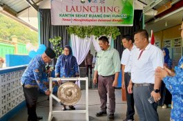Dukungan PT Vale, Kantin Sehat dan Ruang Dwifungsi Hadir di SDN 256 Dongi Luwu Timur