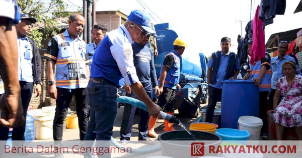 Dirut Perumda Air Minum Kota Makassar Cek Penyaluran Air