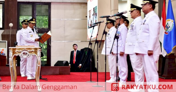 Bahtiar Baharuddin Lantik Empat Pj Kepala Daerah di Sulsel